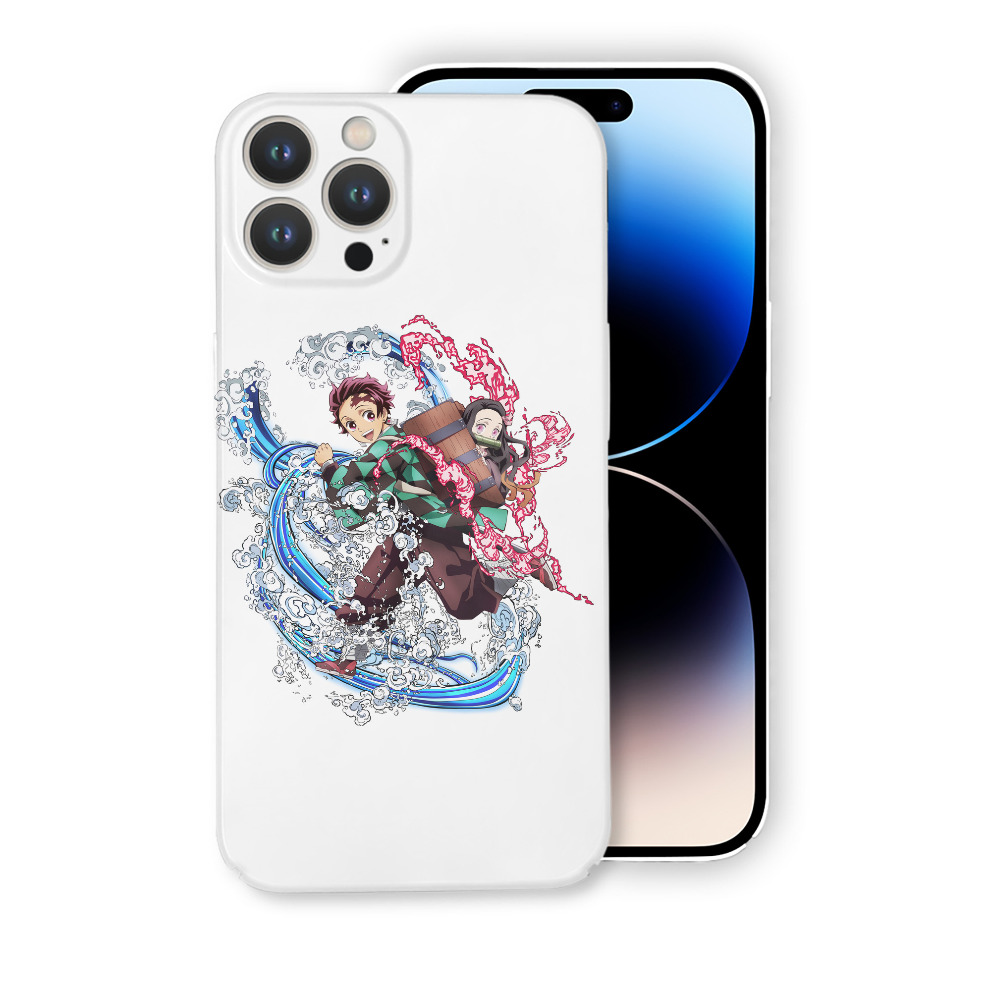 （画像用） 鬼滅の刃（きめつのやいば）竈門 禰󠄀豆子／かまど ねずこ Kamado Nezuko 【iPhone 14シリーズ対応】ハードケース